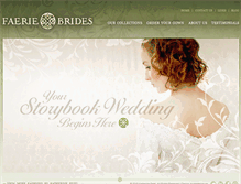 Tablet Screenshot of faeriebrides.com